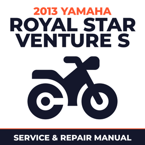 2013 Yamaha ROYAL STAR VENTURE S Service and Repair Manual - motorcycle workshop manual cover