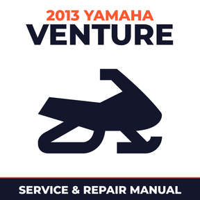2013 Yamaha VENTURE Service and Repair Manual - snowmobile workshop manual cover