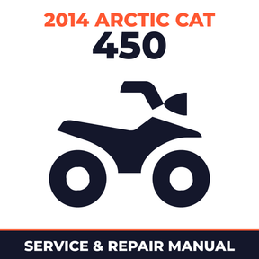 2014 Arctic Cat 450 Service and Repair Manual - ATV workshop manual cover
