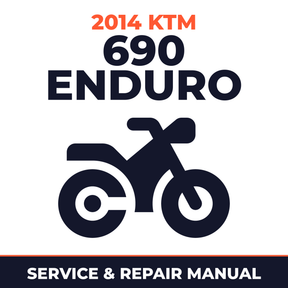 2014 KTM 690 Enduro Service and Repair Manual - motorcycle workshop manual cover