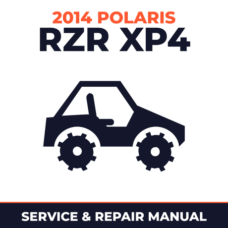 2014 Polaris RZR XP4 Service and Repair Manual - side-by-side workshop manual cover