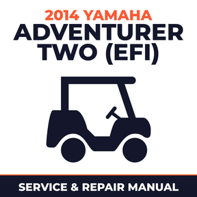 2014 Yamaha ADVENTURER TWO (EFI) Service and Repair Manual - golf car workshop manual cover