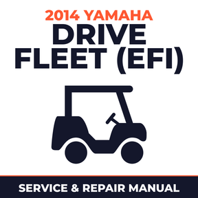 2014 Yamaha DRIVE FLEET (EFI) Service and Repair Manual - golf car workshop manual cover