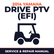 2014 Yamaha DRIVE PTV (EFI) Service and Repair Manual - golf car workshop manual cover