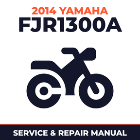 2014 Yamaha FJR1300A Service and Repair Manual - motorcycle workshop manual cover
