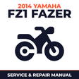2014 Yamaha FZ1 Fazer Service and Repair Manual - motorcycle workshop manual cover