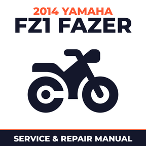 2014 Yamaha FZ1 Fazer Service and Repair Manual - motorcycle workshop manual cover