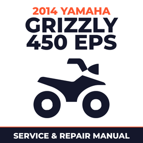 2014 Yamaha GRIZZLY 450 EPS Service and Repair Manual - ATV workshop manual cover