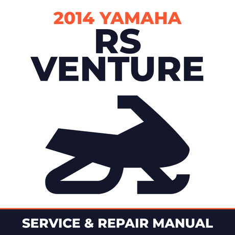 2014 Yamaha RS VENTURE Service and Repair Manual - snowmobile workshop manual cover