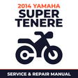 2014 Yamaha SUPER TENERE Service and Repair Manual - motorcycle workshop manual cover