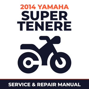 2014 Yamaha SUPER TENERE Service and Repair Manual - motorcycle workshop manual cover
