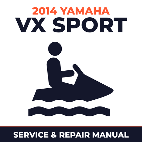 2014 Yamaha VX SPORT Service and Repair Manual - personal watercraft workshop manual cover