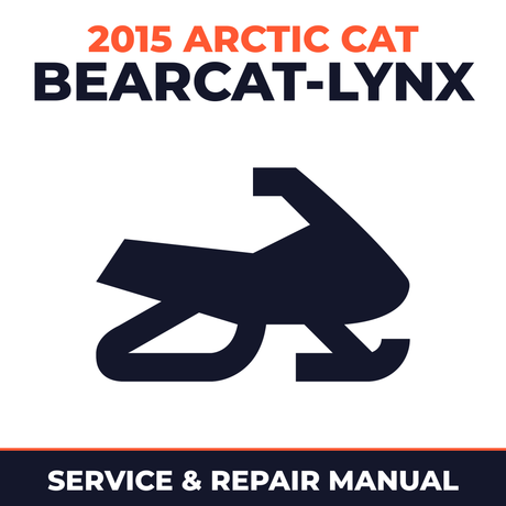 2015 Arctic Cat Bearcat-Lynx Service and Repair Manual - snowmobile workshop manual cover