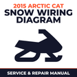 2015 Arctic Cat Snow Wiring Diagram - snowmobile workshop manual cover