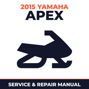 2015 Yamaha APEX Service and Repair Manual - snowmobile workshop manual cover