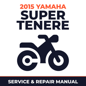 2015 Yamaha SUPER TENERE Service and Repair Manual - motorcycle workshop manual cover