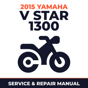 2015 Yamaha V STAR 1300 Service and Repair Manual - motorcycle workshop manual cover