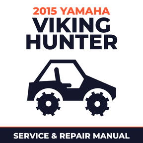 2015 Yamaha VIKING HUNTER Service and Repair Manual - side-by-side workshop manual cover