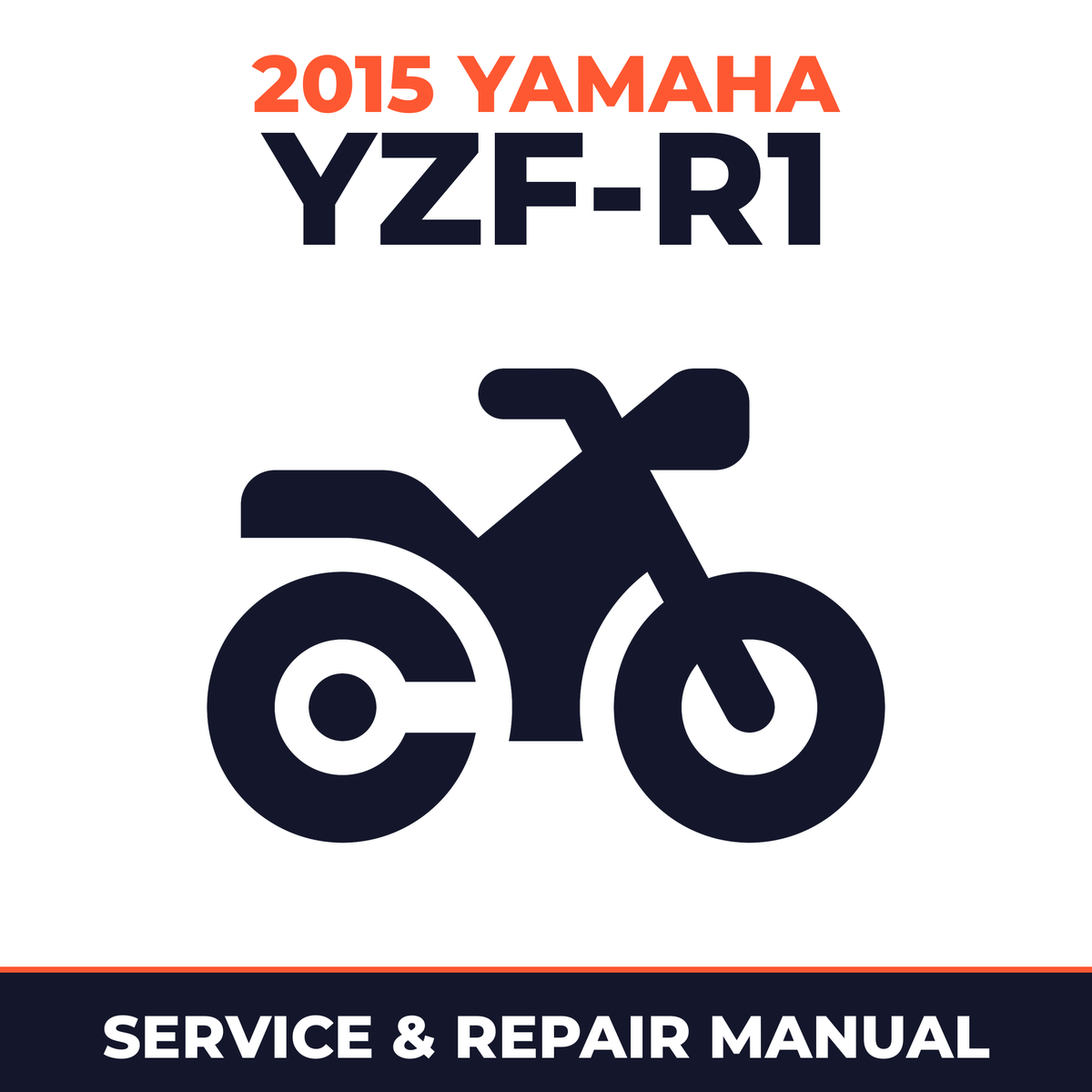 2015 Yamaha YZF-R1 Service and Repair Manual - motorcycle workshop manual cover