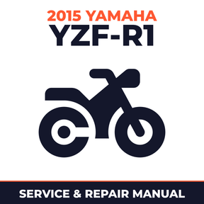 2015 Yamaha YZF-R1 Service and Repair Manual - motorcycle workshop manual cover
