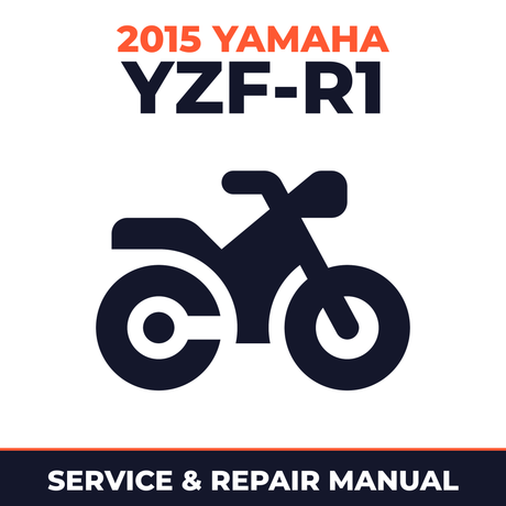 2015 Yamaha YZF-R1 Service and Repair Manual - motorcycle workshop manual cover