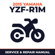 2015 Yamaha YZF-R1M Service and Repair Manual - motorcycle workshop manual cover