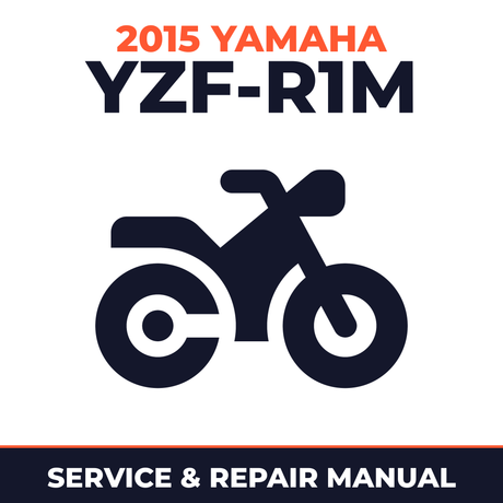 2015 Yamaha YZF-R1M Service and Repair Manual - motorcycle workshop manual cover