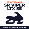2016 Yamaha SR VIPER LTX SE Service and Repair Manual - snowmobile workshop manual cover