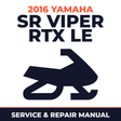 2016 Yamaha SR VIPER RTX LE Service and Repair Manual - snowmobile workshop manual cover