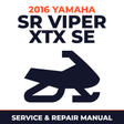 2016 Yamaha SR VIPER XTX SE Service and Repair Manual - snowmobile workshop manual cover