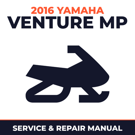 2016 Yamaha VENTURE MP Service and Repair Manual - snowmobile workshop manual cover