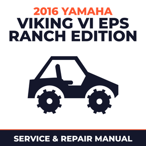 2016 Yamaha VIKING VI EPS RANCH EDITION Service and Repair Manual - side-by-side workshop manual cover