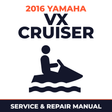 2016 Yamaha VX CRUISER Service and Repair Manual - personal watercraft workshop manual cover