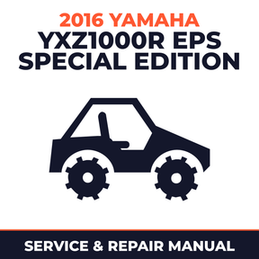 2016 Yamaha YXZ1000R EPS SPECIAL EDITION Service and Repair Manual - side-by-side workshop manual cover