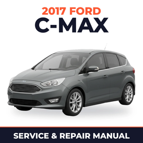 2017 Ford C-Max service and repair manual cover with vehicle photo