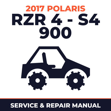 2017 Polaris RZR 4 - S4 900 Service and Repair Manual - side-by-side workshop manual cover