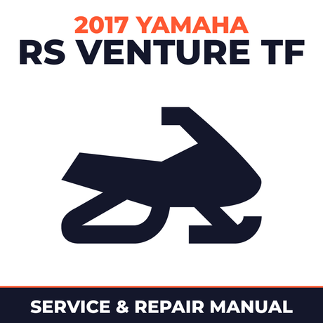 2017 Yamaha RS VENTURE TF Service and Repair Manual - snowmobile workshop manual cover