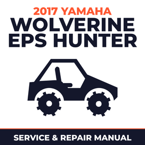 2017 Yamaha WOLVERINE EPS HUNTER Service and Repair Manual - side-by-side workshop manual cover