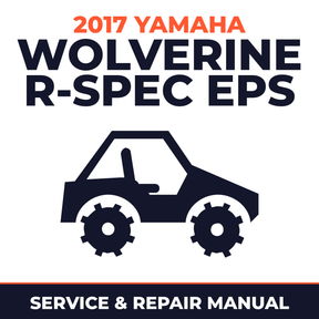 2017 Yamaha WOLVERINE R-SPEC EPS Service and Repair Manual - side-by-side workshop manual cover