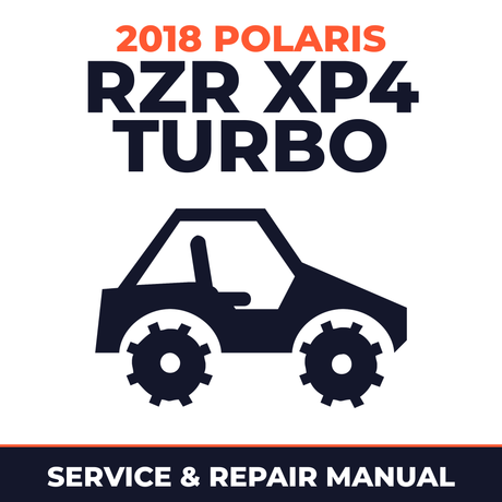 2018 Polaris RZR XP4 Turbo Service and Repair Manual - side-by-side workshop manual cover