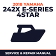 2018 Yamaha 242X E-SERIES 4STAR Service and Repair Manual - boat workshop manual cover