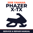 2018 Yamaha PHAZER X-TX Service and Repair Manual - snowmobile workshop manual cover