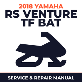 2018 Yamaha RS Venture TF BAT Service and Repair Manual - snowmobile workshop manual cover