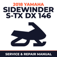 2018 Yamaha SIDEWINDER S-TX DX 146 Service and Repair Manual - snowmobile workshop manual cover