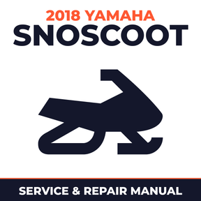 2018 Yamaha SNOSCOOT Service and Repair Manual - snowmobile workshop manual cover