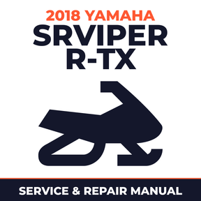 2018 Yamaha SRVIPER R-TX Service and Repair Manual - snowmobile workshop manual cover