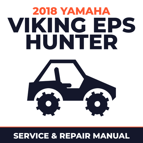 2018 Yamaha VIKING EPS HUNTER Service and Repair Manual - side-by-side workshop manual cover