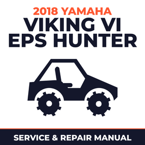2018 Yamaha VIKING VI EPS HUNTER Service and Repair Manual - side-by-side workshop manual cover