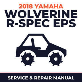 2018 Yamaha WOLVERINE R-SPEC EPS Service and Repair Manual - side-by-side workshop manual cover