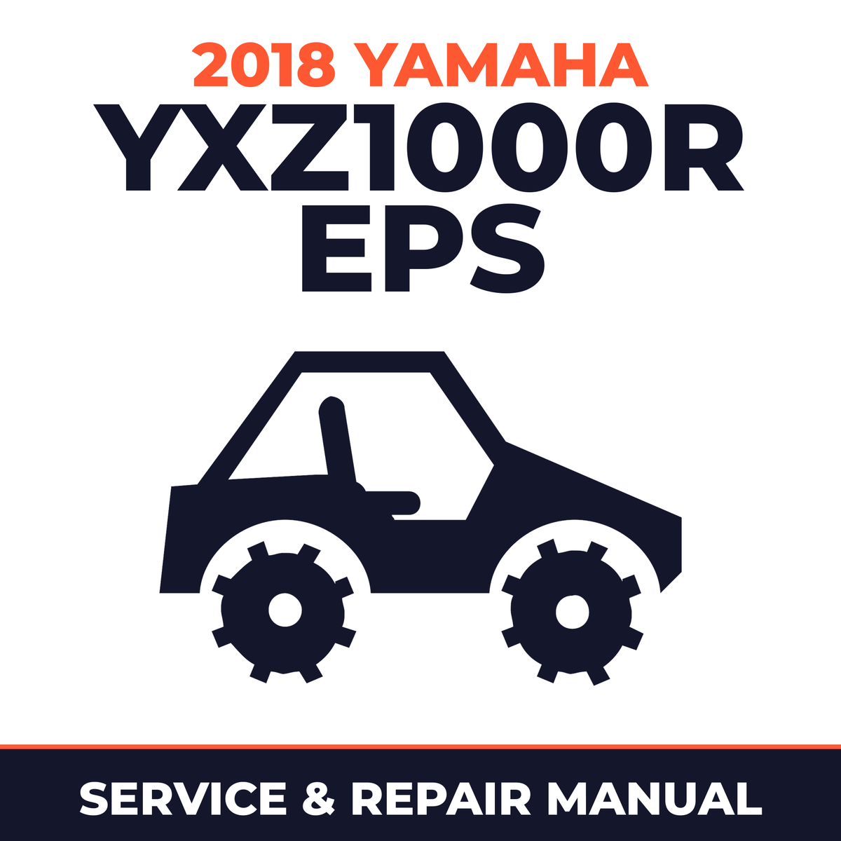 2018 Yamaha YXZ1000R EPS Service and Repair Manual - side-by-side workshop manual cover